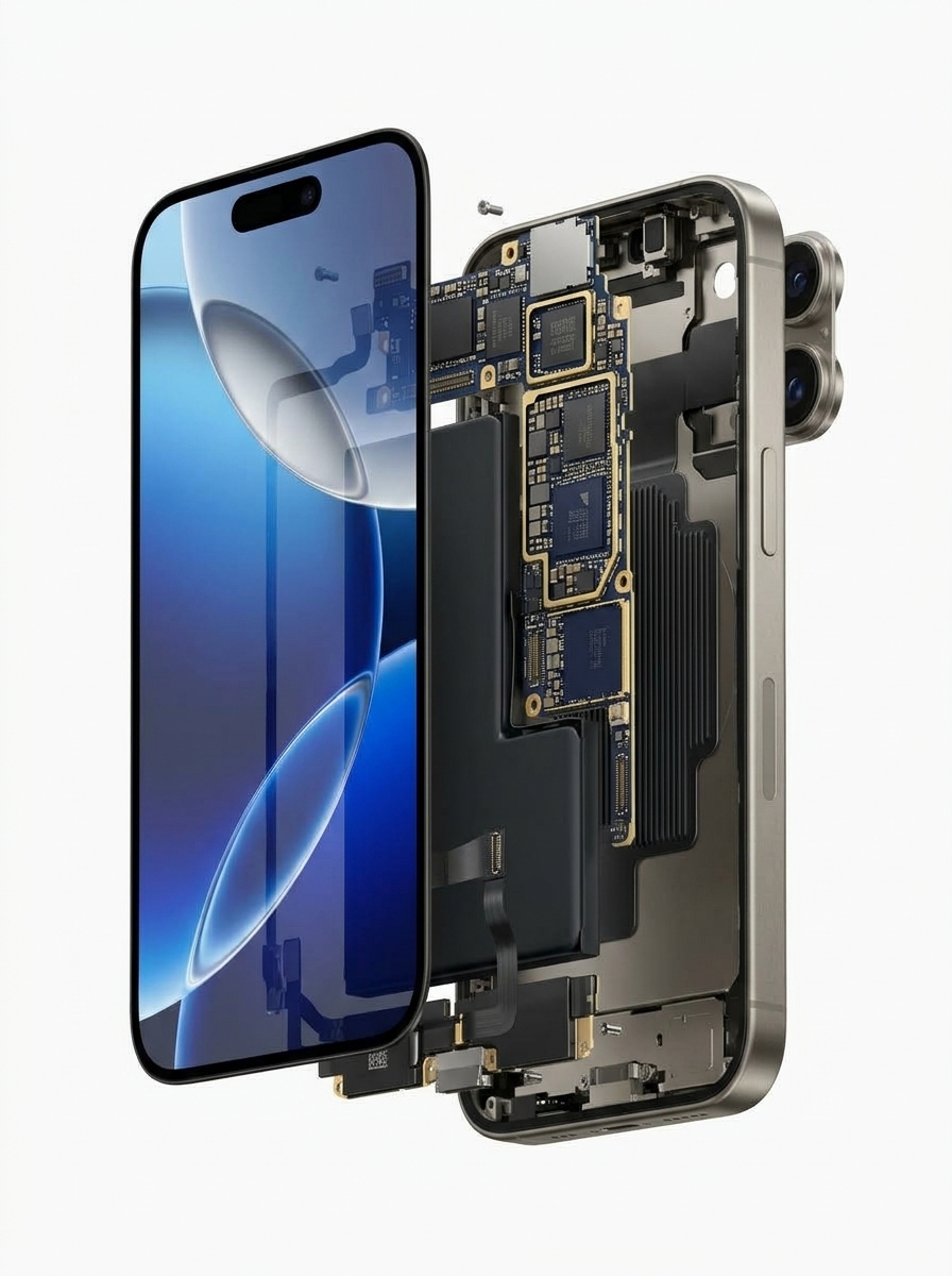 iPhone 17 Pro Max desmontado
